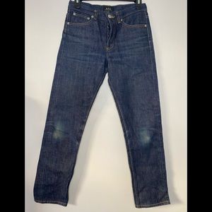 A.P.C. Rue de fleurus Paris petit standard dark jeans sz 26